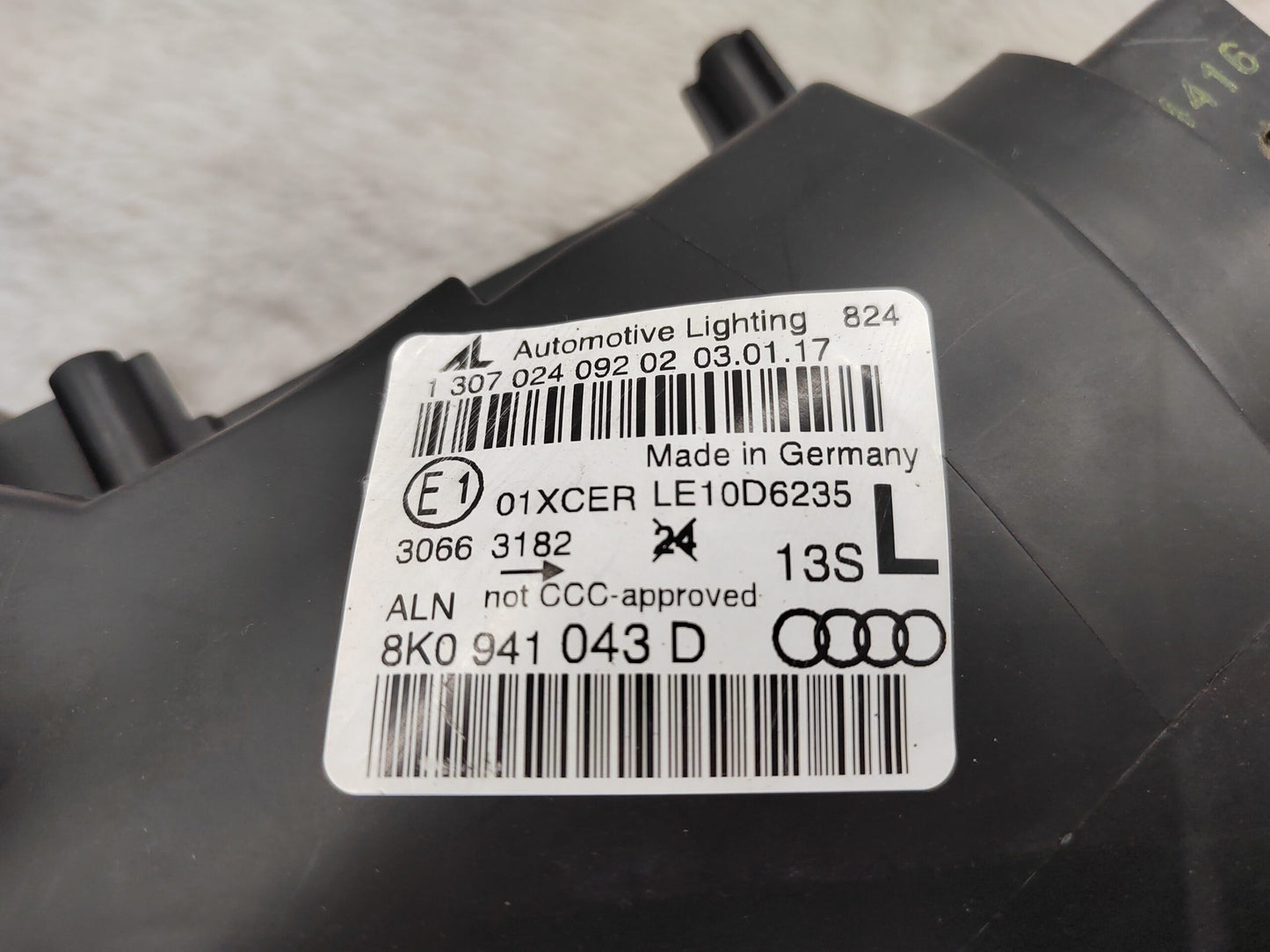 AUDI A4 B8 2011-2014 XENON Left Hand Side HEADLIGHT ASSEMBLY