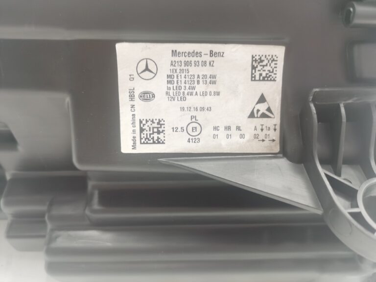 Mercedes-Benz E-CLASS W213 2016-2019 LED Left Hand Side HEADLIGHT ASSEMBLY
