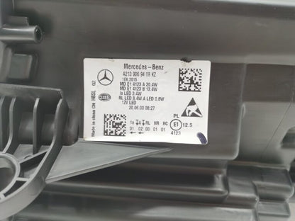 Mercedes-Benz E-CLASS W213 2016-2019 LED RIGHT HAND SIDE HEADLIGHT ASSEMBLY